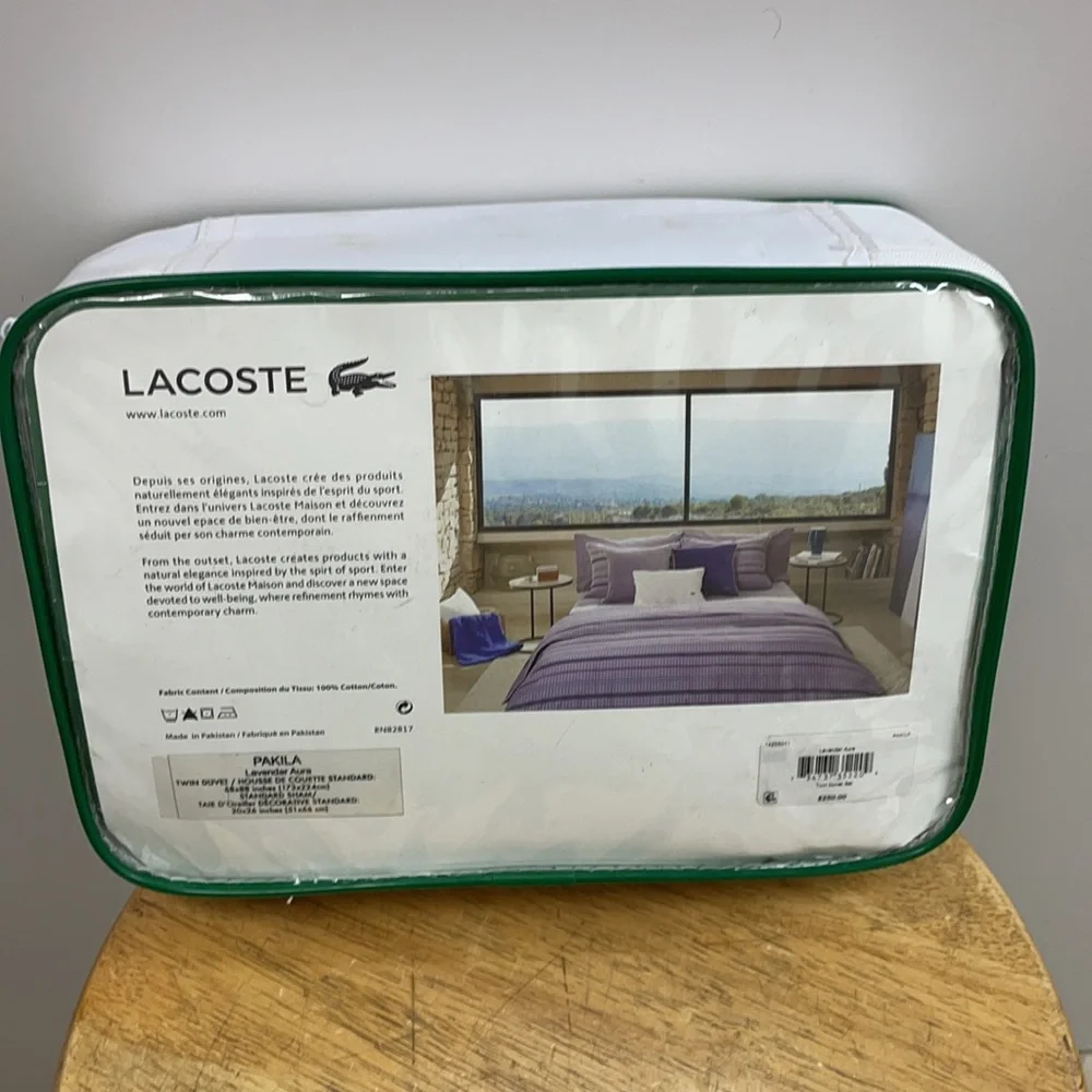 LACOSTE Pakila Twin Duvet Cover